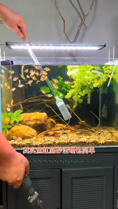 Aquarium Cleaner Fish Tank Filter Dirt Cleaner Vacuum Pump Change Tank Cleaning Tool