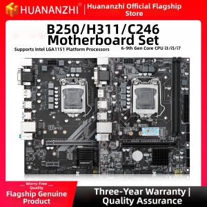 HUANANZHI | New B250 H311 H510 Motherboard Set For Intel 6-9 Gen CPU