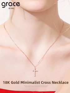 Grace Girl | Cross Design 18K Gold Plated Necklace