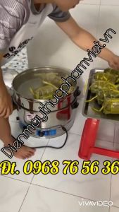 Nồi hấp hải sản rau củ bánh xu xuê xu xê... size 52cm chạy điện Xửng hấp đa năng hấp bánh phu thê có 3 tầng hấp [TẶNG KÈM BỘ DỤNG CỤ VỆ SINH NỒI]