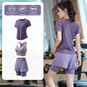BAISILING | Breathable Short Sleeve Quick-Dry Sportswear Set