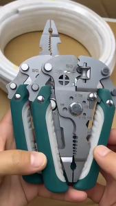 Foldable Wire Stripper Pulley Design Multi-function Electrician Wire Splitter Wire Winding Pliers Crimping Pliers Hand Tool