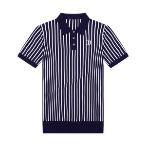 THE OPEN CHAMPIONSHIP | Breathable Comfortable Stretch Stripe Mens Golf Polo Shirt
