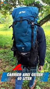 Tas Ransel Gunung Tas Carrier Arei Geiser 60 Liter Outdoorgear