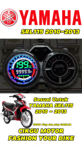 CIKGU MOTOR YAMAHA SRL115 Full Digital Meter