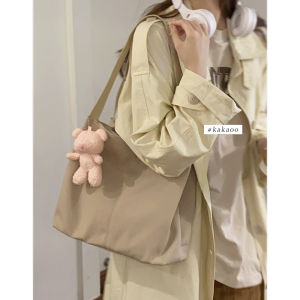 College Student Bag for Class Female Summer New New Arrival Fashion Nylon Canvas Bag Niche Style Casual Satchel Shoulder Bag