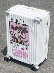 New Ultra-Light Zipper Luggage with Universal Wheels for Men And Women Fresh And Clean Travel Suitcase 20 24 Student Travel Bag