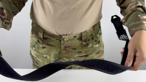 Breathable Perforated Tactical Belt Adjustable Hook Loop Lightweight Mesh Inner Utility Belt Men Outdoor Sports Work Training Strap