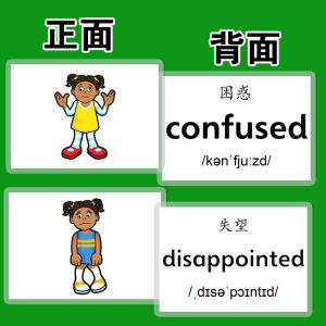 Thẻ Giáo Dục Cảm Xúc Hai Mặt Chống Thấm Nước Cho Trẻ Em Từ 1-7 Tuổi Thẻ Phát Triển Trí Tuệ Sớm Cho Giáo Viên Và Phụ Huynh