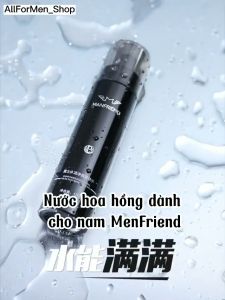 Xịt khoáng nước hoa hồng dành cho nam MenFriend. Cung cấp nước dưỡng ẩm da làm dịu lỗ chân lông bổ sung dưỡng chất