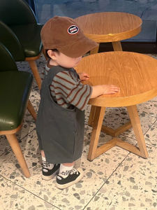 Baby Summer Clothing Short Sleeve T-shirt 0 1 3 Years Old Baby Boy Summer Suspender Suit Two Pieces Infant Pure Cotton Top Clothes 6