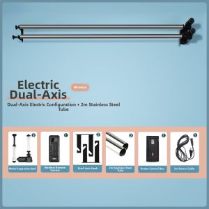 Falcon Eyes | Electric Wireless Adjustable Green Screen Background Roller