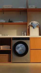 Mijia Front Load Washer Dryer 10.5kg | DD Inverter | 59-Min Quick Wash & Dry | Steam Wash | Smart Load Sensing | 米家洗烘一体机