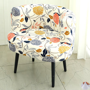 Đệm Bọc Ghế Hồ Quang Lớn Đa Năng Thoải Mái Ghế Sofa Trang Điểm Ghế Đơn Phong Cách Mỹ Co Giãn Vỏ Bọc Ghế Tròn Trung Tính Cả Năm