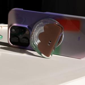 VM Vanilla Mountain Family Series Magnetic Absorption Phone Stand Retractable Airbag Original Design Cute Mobile Phone Case Support Cartoon