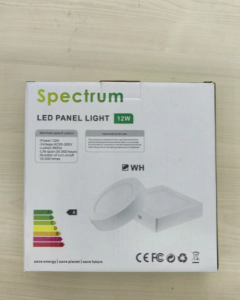 SFL SPECTRUM LED PANEL LIGHT 6 12W - SURFACE