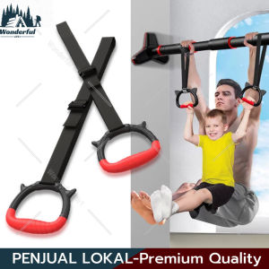 Gym Ring Anak Pull Up Bar Gymnastic Ring | Crossfit | Calisthenics | Pull Up Muscle Up