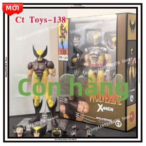 BANDAI | Đồ Chơi Ct Toys Wolverine Mafex 138 Mô Hình Màu Nâu 096 Phiên Bản Truyện Tranh Màu Xanh Dương X-Men Anime Figure Hành Động Có Thể Tùy Chỉnh Làm Quà Tặng Cho Người Sưu Tầm