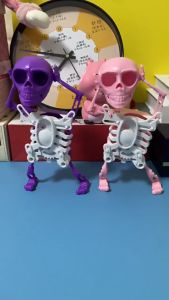 TikTok Trending Dancing Skeleton Wind-up 3D Printed Fun Toy Figure
