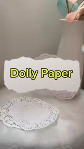 Dolly Paper / kertas dolly - 3.5inch - 12inch x 250Pcs/Pkt / Kertas Minyak