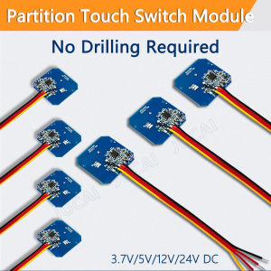 5V-24V 3A penetrating wood board touch/hand scan sensor switch accessories for wood/glass/acrylic cabinets/closet touch switch