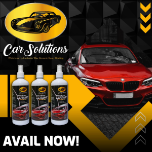Waterless Hydrophobic Wax Ceramic Spray Coating - CAR SOLUTIONS - Advanced Ceramic Spray 500ml