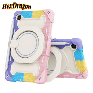 HEXDRAGON Armor Shockproof Silicone Kids Handheld Stand Hard Back Cover Case for IPad 10th Gen 10.9 Air 4/5 10.9 Air3 10.5 IPad Gen 9th 8th 7th 10.2 IPad 5th 6th 9.7 IPad Pro 9.7 10.5 12.9 Mini 6/5/4 Apple Tablet Casing