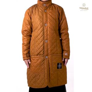 Hijacket Belva Original Marigold: Jaket Hijab Muslimah Panjang & Berkualitas