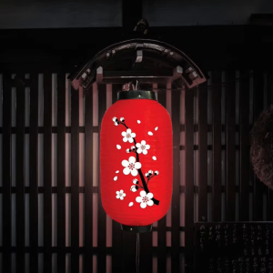 【READY STOCK】Traditional Festival Decoration Lantern/Plum Blossom Hot Pot Lantern/Sushi Cuisine Decor/Folding Lantern