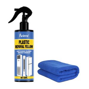 Plastic Yellow Removal Spray - Suitable for Air Conditioners Refrigerators Car Headlights Panels Appliances and Electronics