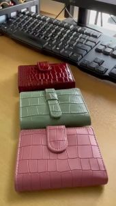 BENDE - DOMPET KARTU CROCO SERIES DAN UANG KERTAS PREMIUM WANITA IMPORT TEMPAT KARTU