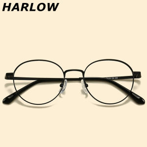 Harlow | Small Face Suitable Lightweight Metal Round Eyeglass Frames Small Size