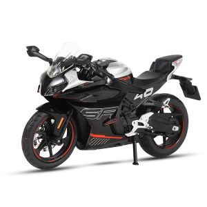 ไฟ1:12 CFMOTO 450SR เสียงรถ Diecast ในโมเดลมอเตอร์ไซค์อัลลอยรถคอลเลกชันคนรักวันเกิดสำหรับเด็กของเล่นของขวัญโลหะเด็กผู้ชาย