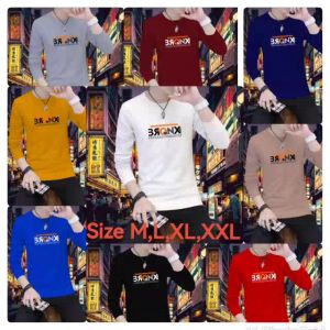 Promo Sweater Keren Crewneck Elegan Kaos Pria Trendy Sweatshirt Kasual Sweter Cowok Kekinian Bronx