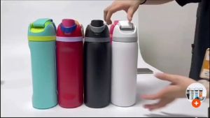 TUMBLER TERMOS FREESIP WATER BOTTLE LOOK A LIKE OWALA WITH HANDLE PORTABLE VACUUM INSULATED BOTTLE HOT & COOL 700 ML STAINLESS STEEL 304 / COFFEE TUMBLER / TERMOS TAHAN PANAS & DINGIN