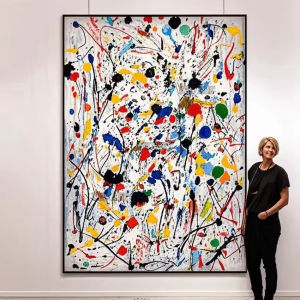 Jigsaw Puzzle for Adults 500/1000/1200/2000PCS Abstract Splatter Artwork DIY Craft Home Wall Decoration Gift Idea Frameless