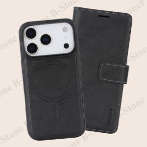 2 In 1 Leather Flip Case for Iphone 17 Promax 16 Pro Max 15 Plus 14 13 12 17E 16E Pm Magnetic Cash Card Holder Wallet Phone Case