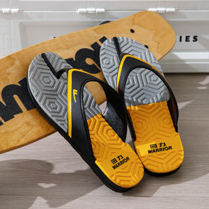 รองเท้าแตะชายหาดแบบสวมสบายสำหรับผู้ชาย รองเท้าแตะ EVA พื้นหนา กันลื่น ทนทานต่อการสึกหรอ สำหรับใช้ในบ้าน ห้องน้ำ ฤดูร้อน