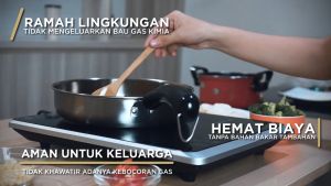 SEKAI Kompor Induksi Listrik 1 Tungku / Electric Stove 1 Furnaces - SEN 718 Kompor Elektrik Garansi Resmi Kompor Induksi Ramah Lingkungan - Lazada