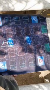 Bàn đấu Yugioh lớn cho hai người cao cấp 60cm hiện đại  wixoss Magic The gathering tặng kèm field card 1670 2-3