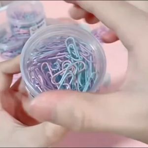 500Pcs Colored Paper Clips Small 28mm Assorted Paperclips Vinyl Coated Clips for Office OrganizationSchool Bookmarks and Document Management