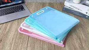Expanding File Folder,Portable Waterproof Expandable Vertical Organ Bag Simple Frosted Texture Transparent Colourful Large Capacity 13 Layer A4 Paper with Labels for School Home Office Stationery Document Organizer