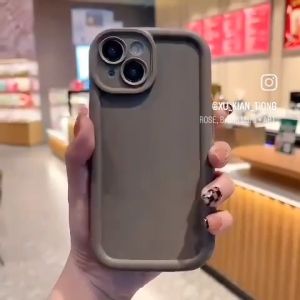 Case Soft Matte Rose untuk Ponsel Infinix, OPPO, dan Realme