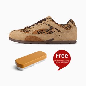 MRA | Leopard Print Retro Lightweight Sports Casual Shoes