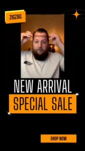 1 ชิ้น Headband Men (ZIG ZAG) สำหรับผู้ชาย พร้อมส่ง, สีอักเสบ, ชุดเครื่องสำหรับผู้ชาย