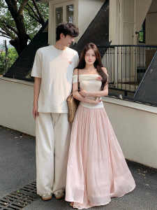 XILANDUO | Elegant Lace Off-Shoulder Fitted Long Skirt Set