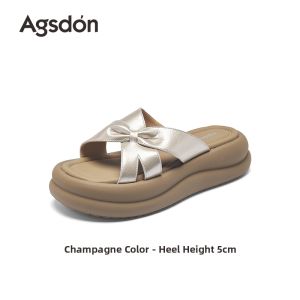 Agsdon | Soft Bottom Thick Flip Flops