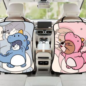 พนังกันการเตะแบบลายการ์ตูน แผ่นกันรอยหลังรถ แผ่นกันรอยหลังเบาะนั่งรถ แผ่นกันรอยป้องกันการสกปรก แผ่นกันรอยป้องกันเบาะนั่งรถ