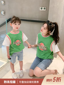 Stylish Casual Short Sleeve T-Shirt Mommy And Me Matching Clothes Korean Version Cotton Fabric Cartoon Pattern Summer New Arrival
