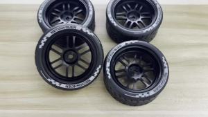 Lốp Xe RC Drift Tỷ Lệ 1/10 RED SPIDER 4 Chiếc Lốp Cao Su Với Vành Kim Loại 12mm Hex Dành Cho Xe Touring Drift Đường Trường 1:10 Sakura TT02 Mod